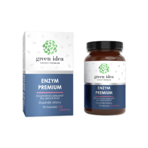 Green idea Enzym Premium, trávicí enzymy, 110 tobolek