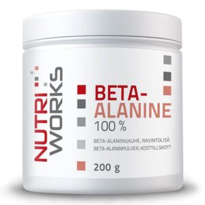 NutriWorks Beta-Alanine, beta-alanin v prášku, 200 g