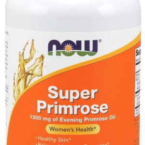 Now Foods Super Primrose, pupalkový olej 1300 mg, 120 softgelových kapslí