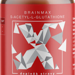 BrainMax S-Acetyl-L-Glutathione, glutathion 100 mg, 100 rostlinných kapslí