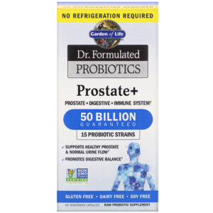 Garden of Life Dr. Formulated Probiotics Prostate+, probiotika pro muže, 60 rostlinných kapslí