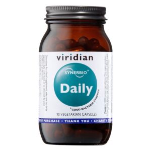 Viridian Synerbio Daily, laktobacily a bifidobakterie s prebiotiky, 90 kapslí