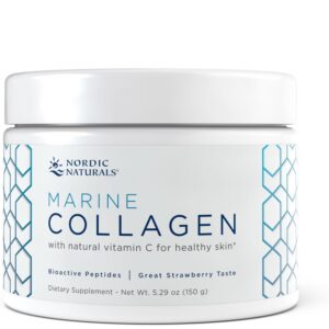 Nordic Naturals Marine Collagen, mořský kolagen, jahoda, 150 g