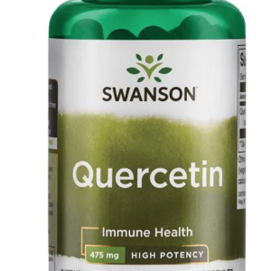 Swanson High Potency Quercetin, kvercetin 475 mg, 60 rostlinných kapslí