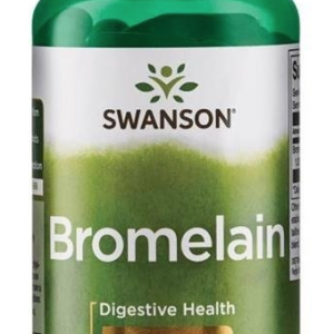 Swanson Bromelain, 500 mg, 60 rostlinných kapslí