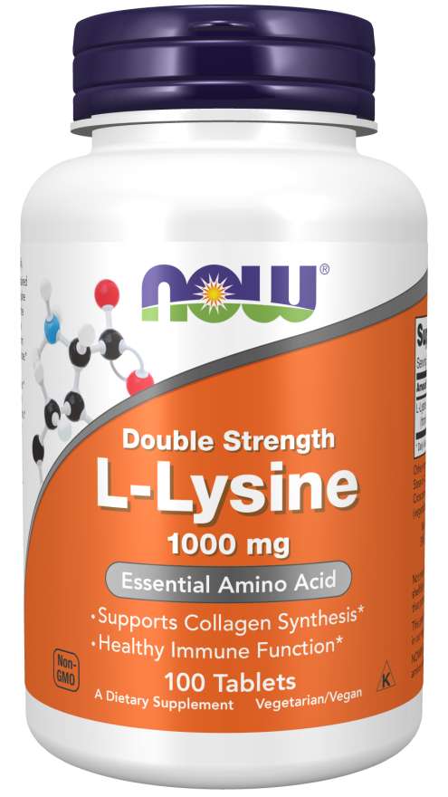 NOW L-lysin 1000 mg, 100 tablet