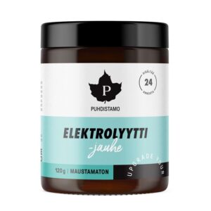 Puhdistamo Electrolyte Powder, elektrolyty, natural, 120 g