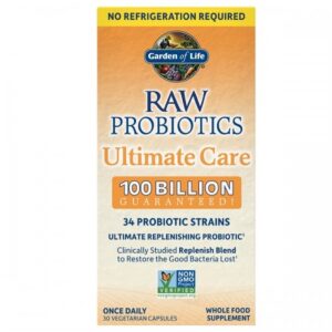 Garden of Life RAW Probiotika Ultimátní péče, 34 kmenů, 30 kapslí