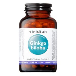 Viridian Ginkgo biloba, 60 rostlinných kapslí
