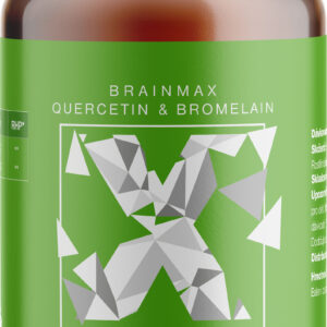 BrainMax Quercetin a Bromelain, kvercetin s bromelainem, 100 rostlinných kapslí