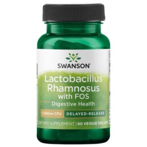 Swanson Lactobacillus rhamnosus, laktobacily 5 mld CFU, 60 rostlinných kapslí
