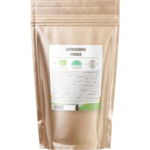 BrainMax Pure Ashwagandha, ashwagandha prášek, BIO, 200 g
