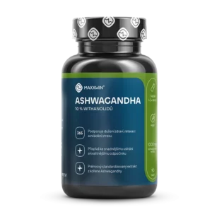 Maxxwin Ashwagandha, extrakt z kořene, 90 kapslí