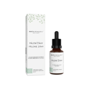 Biovitality Pálení žáhy, bezlihová tinktura se zázvorem, 25 ml