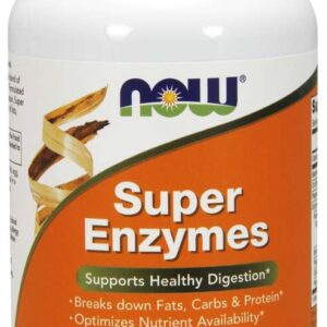 NOW Super Enzymes, trávicí enzymy, 180 tablet