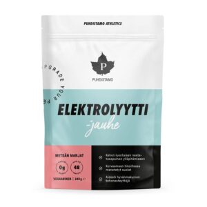 Puhdistamo Electrolyte Powder, elektrolyty, lesní plody, 240 g