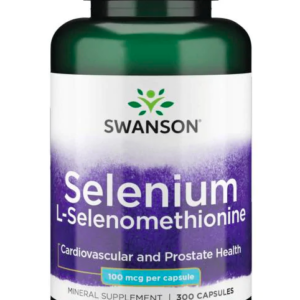 Swanson Selenium, selenomethionin, 100 µg, 300 kapslí