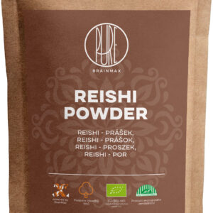 BrainMax Pure Reishi, prášek z plodnice, BIO, 100 g