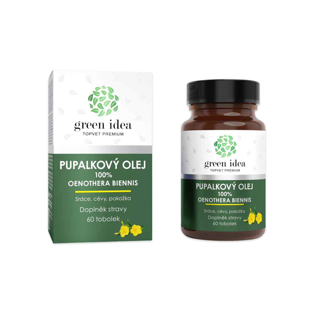 Green idea Pupalkový olej, tobolky, 60 ks