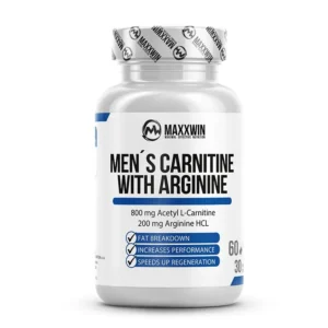 Maxxwin Men's Carnitine with Arginine, acetyl-L-karnitin, 60 kapslí