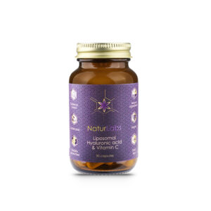 NaturLabs Liposomální kyselina hyaluronová a vitamin C, 30 kapslí