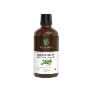 Green idea Srdečník obecný tinktura s vitaminem C, kapky 50 ml