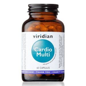 Viridian Cardio Multi, multivitamin s rostlinnými extrakty, 60 kapslí