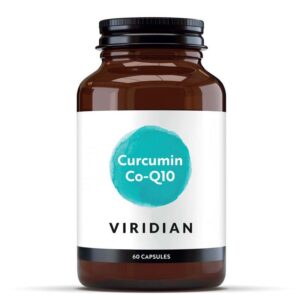 Viridian Curcumin Co-Q10, kurkuma prášek s koenzymem Q10, 60 kapslí