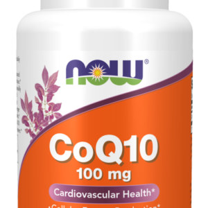 NOW CoQ10, koenzym Q10 100 mg, 50 softgelových kapslí