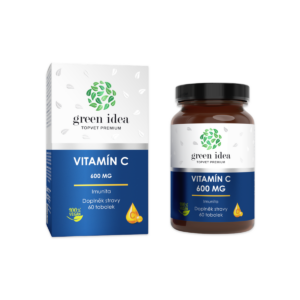 Green idea Vitamín C, kyselina askorbová 600 mg, 60 tobolek