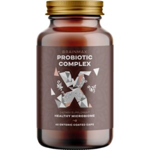 BrainMax Probiotic Complex, probiotika s prebiotiky, 60 enterosolventních kapslí