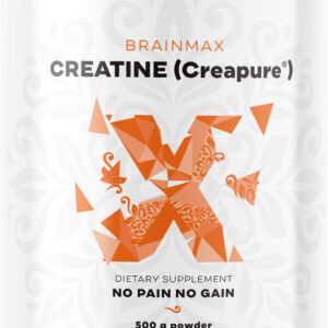 BrainMax Creatine, kreatin monohydrát Creapure, 500 g