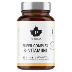 Puhdistamo Super Vitamin B Complex, B-komplex, 60 kapslí