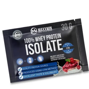 Maxxwin Iso Protein 90, cheesecake malina, 30 g