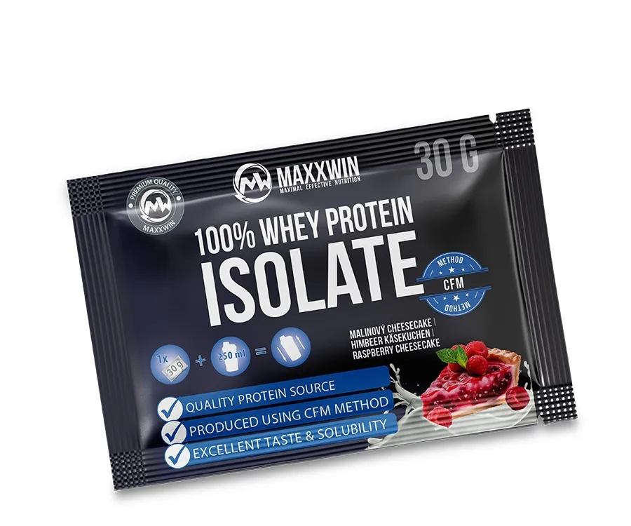 Maxxwin Iso Protein 90, cheesecake malina, 30 g