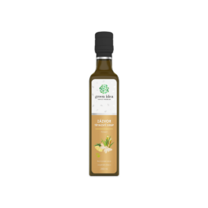 Green idea Zázvor sirup s třtinovým cukrem, 250 ml