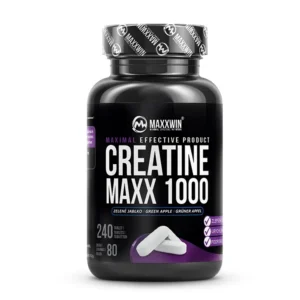 Maxxwin Creatine Maxx 1000, kreatin monohydrát, zelené jablko, 240 tablet
