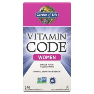 Garden of Life Vitamin Code Women, multivitamin pro ženy, 240 rostlinných kapslí