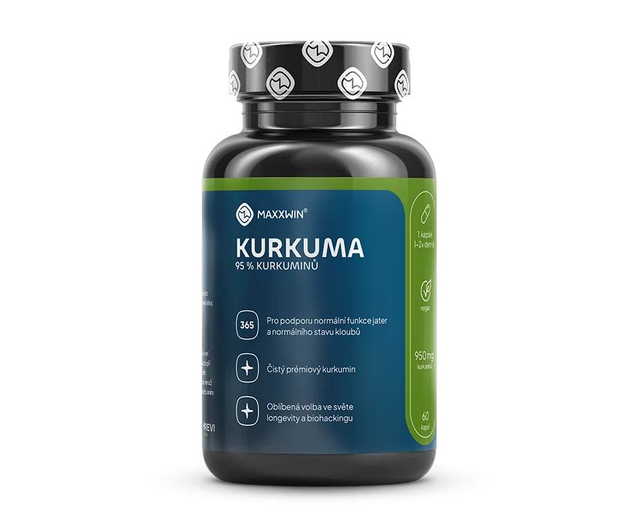 Maxxwin Kurkuma, extrakt s 95 % kurkuminoidů, 60 kapslí