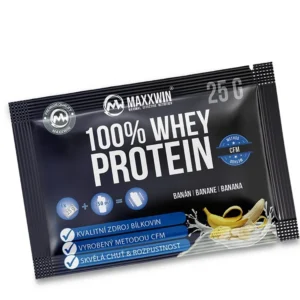 Maxxwin Protein 100% Whey 80, banán, 25 g