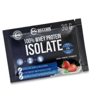 Maxxwin Iso Protein 90, jahoda, 30 g