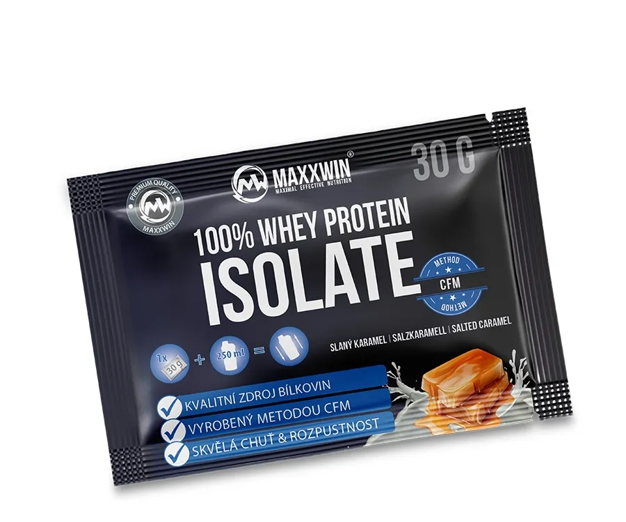 Maxxwin Iso Protein 90, slaný karamel, 30 g