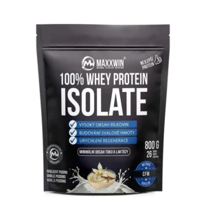 Maxxwin Iso Protein 90, vanilkový puding, 800 g