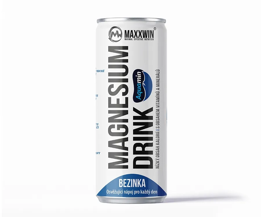 Maxxwin Magnesium Drink, hořčík s vitaminy B, bezinka, 250 ml