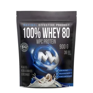 Maxxwin Protein 100% Whey 80, kokos, 900 g