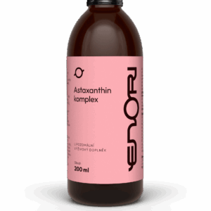 Enori lipozomální Astaxanthin komplex, astaxantin v tekuté formě, 200 ml