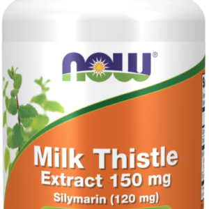 NOW Milk Thistle Extract s kurkumou, ostropestřec 150 mg, 60 kapslí