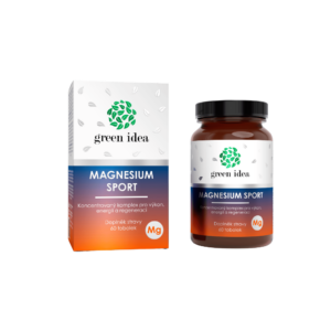Green idea Magnesium Sport, hořčík bisglycinát, malát a taurát, 60 tobolek
