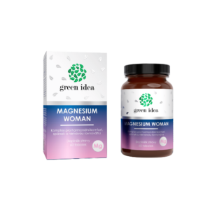 Green idea Magnesium Woman, hořčík bisglycinát s ashwagandhou, 60 tobolek