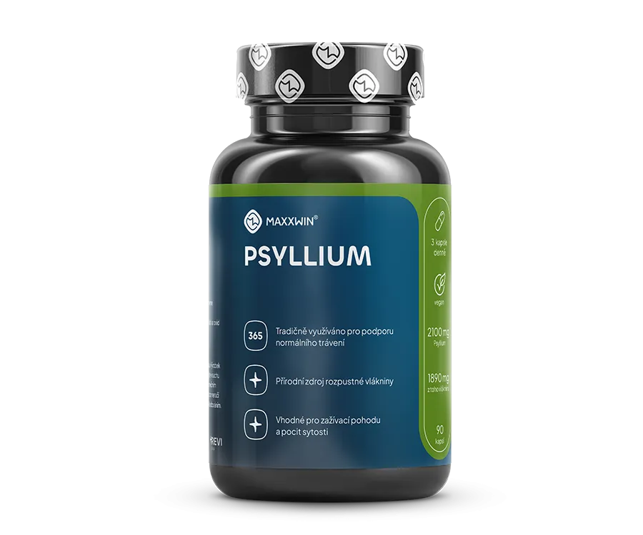 Maxxwin Psyllium, slupky jitrocele indického, 90 kapslí